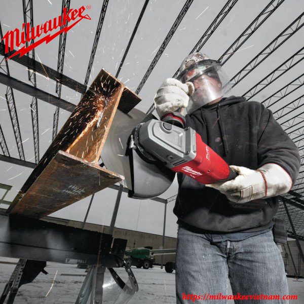 Máy mài góc công tắc đuôi Milwaukee M18 FLAG230XPDB hỗ trợ đĩa mài 230